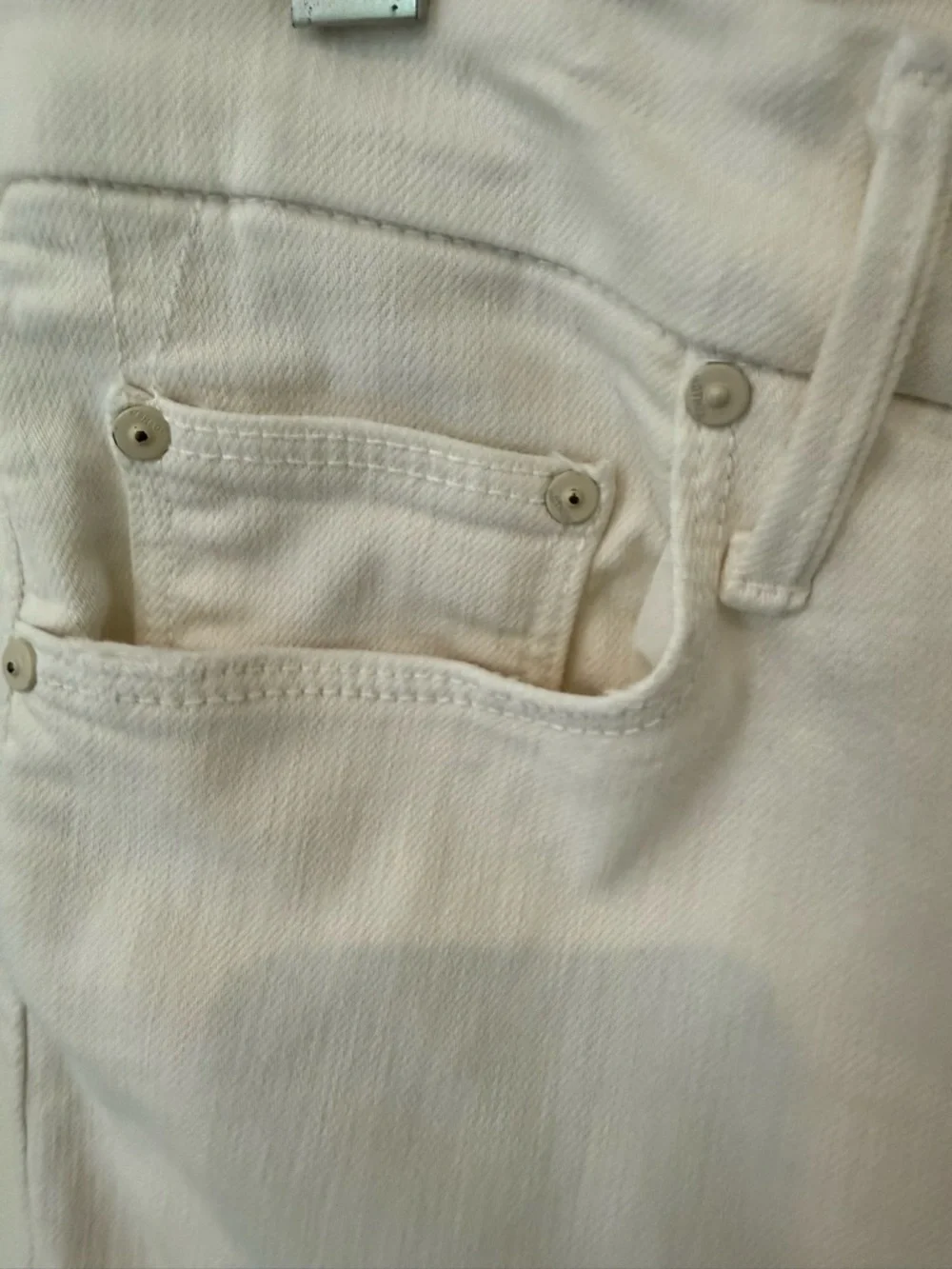 MOTHER White Skinny Jeans - Women’s Slim Fit - Picture 5 of 16